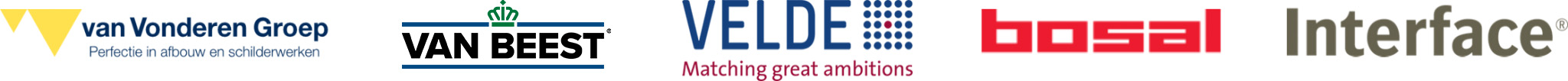 Logo's van opdrachtgevers